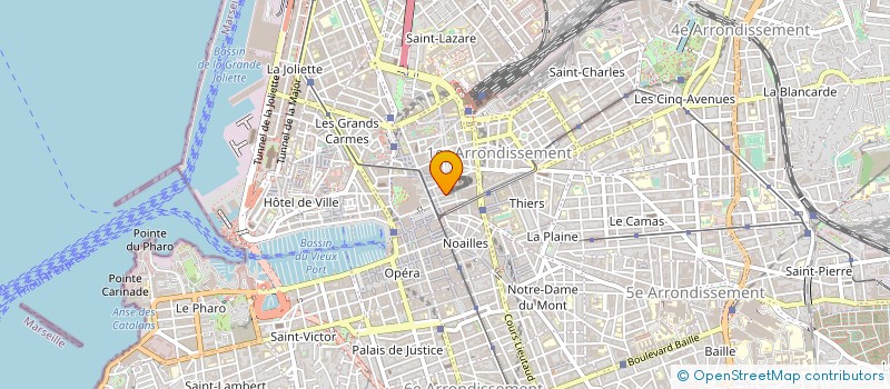 localisation de l'entreprise MONSIEUR MODOUMAME DIBA à MARSEILLE