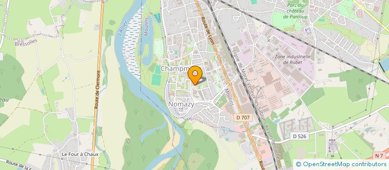 localisation de l'entreprise MONSIEUR MODUPE ADAMS  MOULINS