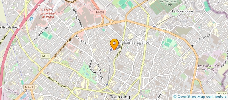 localisation de l'entreprise MONSIEUR MODY BA  WASQUEHAL