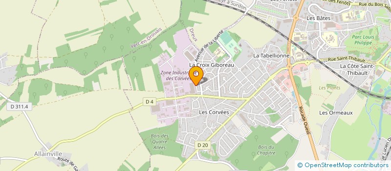 localisation de l'entreprise MONSIEUR MODY BARADJI à VERNOUILLET