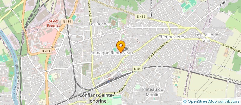 localisation de l'entreprise MONSIEUR MODY COULIBALY  CONFLANS-SAINTE-HONORINE