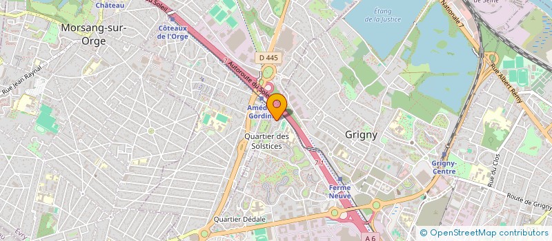 localisation de l'entreprise MONSIEUR MODY COULIBALY à GRIGNY