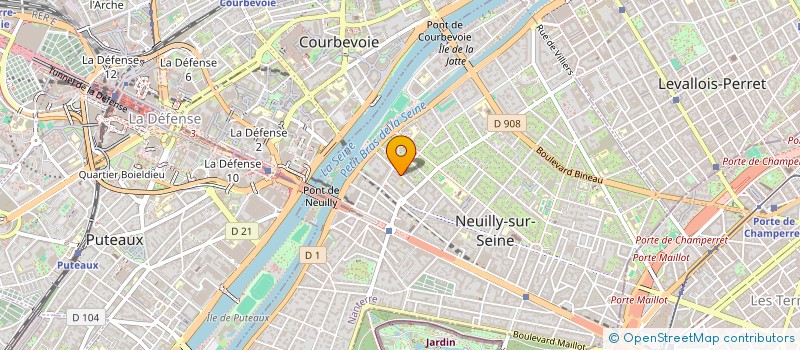 localisation de l'entreprise MONSIEUR MODY DABO à NEUILLY SUR SEINE