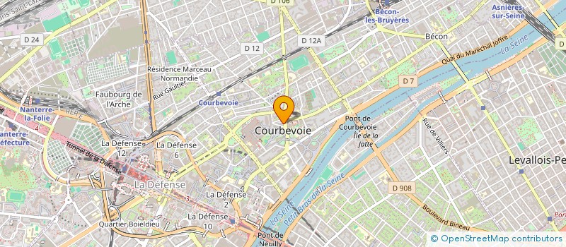 localisation de l'entreprise MONSIEUR MODY DABO à COURBEVOIE