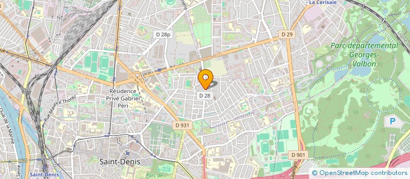 localisation de l'entreprise MONSIEUR MODY KEBE  SAINT-DENIS