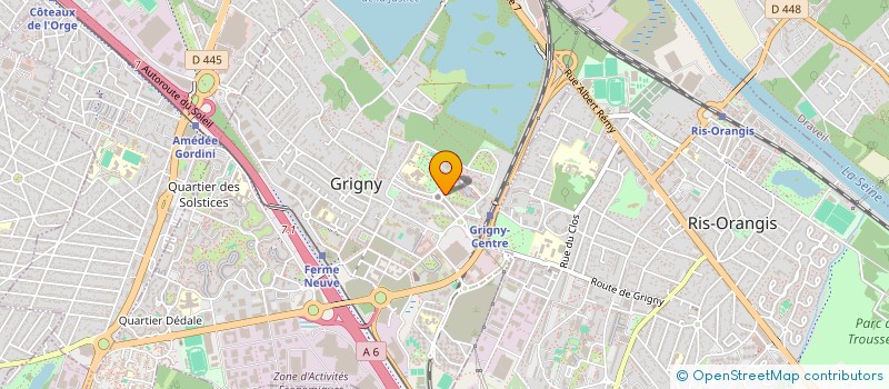 localisation de l'entreprise MONSIEUR MODY TRAORE à GRIGNY