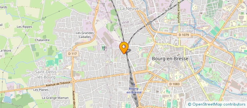 localisation de l'entreprise MONSIEUR MOETEZ ABBES  BOURG-EN-BRESSE