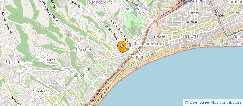 localisation de l'entreprise MONSIEUR MOEZ BAYOUDH à NICE
