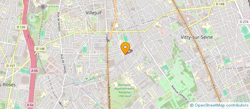 localisation de l'entreprise MONSIEUR MOEZ BEN AMOR  VILLEJUIF