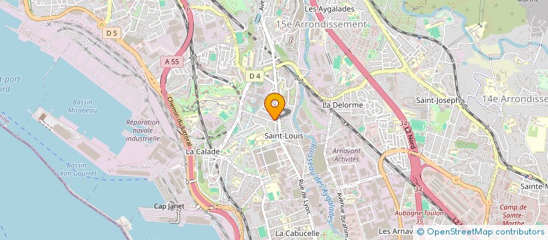 localisation de l'entreprise MONSIEUR MOEZ BRAHIM à MARSEILLE
