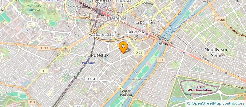 localisation de l'entreprise MONSIEUR MOEZ ESSID  PUTEAUX