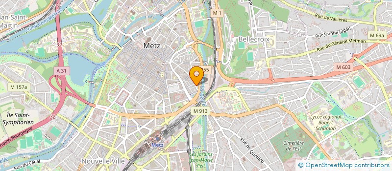 localisation de l'entreprise MONSIEUR MOEZ GACEUR  METZ