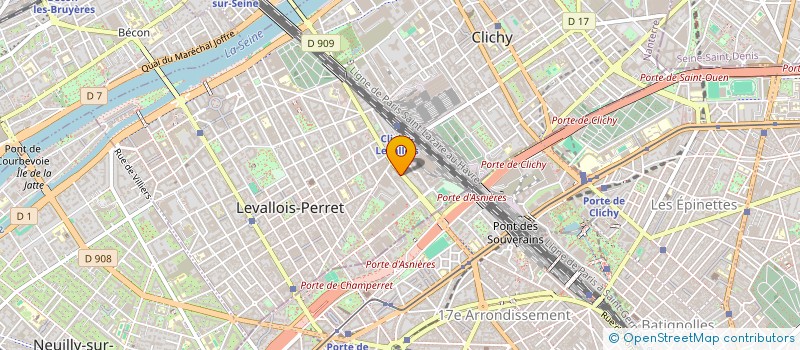 localisation de l'entreprise MONSIEUR MOEZ GUETARI à LEVALLOIS-PERRET