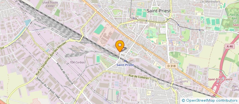 localisation de l'entreprise MONSIEUR MOEZ JABALLAH  SAINT-PRIEST