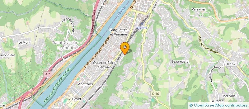 localisation de l'entreprise MONSIEUR MOEZ KALBOUSSI à VIENNE