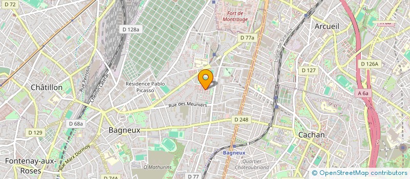 localisation de l'entreprise MONSIEUR MOEZ KNIS à BAGNEUX