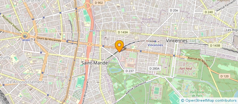 localisation de l'entreprise MONSIEUR MOEZ MAA  SAINT-MANDE