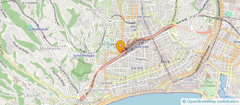 localisation de l'entreprise MONSIEUR MOEZ MEZRIGUI  NICE