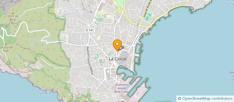 localisation de l'entreprise MONSIEUR MOEZ OTAY  LA CIOTAT