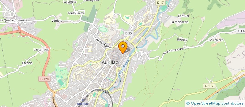 localisation de l'entreprise MONSIEUR MOEZ YOUSSFI à AURILLAC