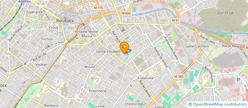 localisation de l'entreprise MONSIEUR MOFID ETTAGHZAOUI  ROUBAIX