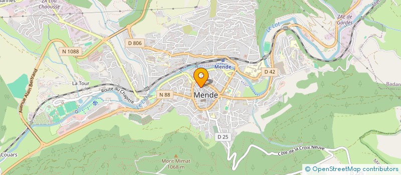 localisation de l'entreprise MONSIEUR MOHA ALMAHFOUD à MENDE