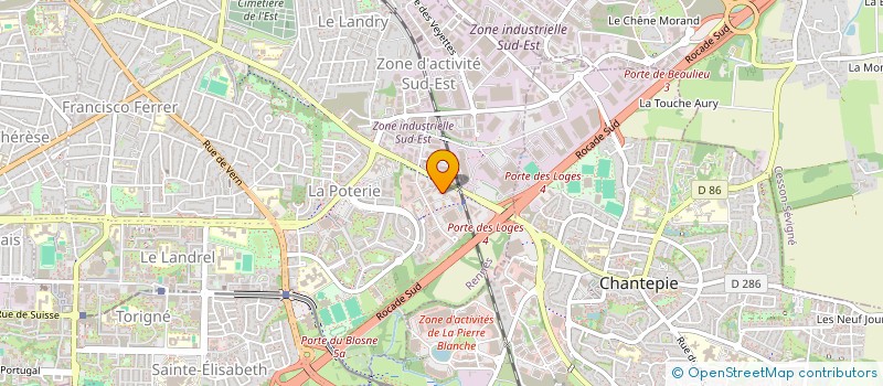 localisation de l'entreprise MONSIEUR MOHA AZAD  RENNES