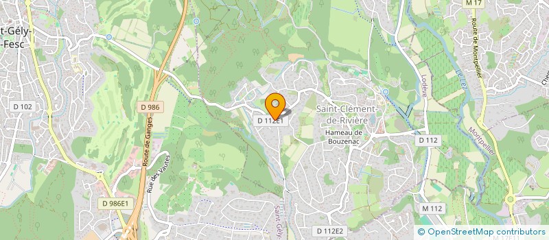 localisation de l'entreprise MONSIEUR MOHA BENKACEM  SAINT-CLEMENT-DE-RIVIERE