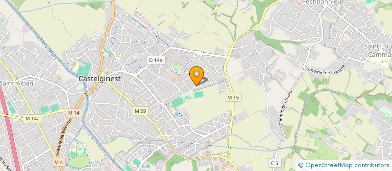 localisation de l'entreprise MONSIEUR MOHA GHAZI  CASTELGINEST