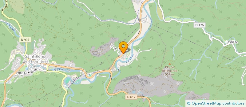 localisation de l'entreprise MONSIEUR MOHA MAHDAD  SAINT-PONS-DE-THOMIERES