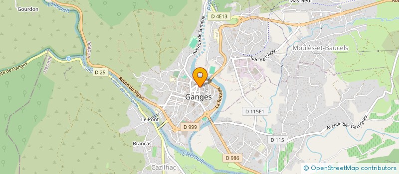 localisation de l'entreprise MONSIEUR MOHA OUCHAOU à GANGES