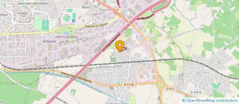 localisation de l'entreprise MONSIEUR MOHA OUDDI à VILLENEUVE-LES-BEZIERS