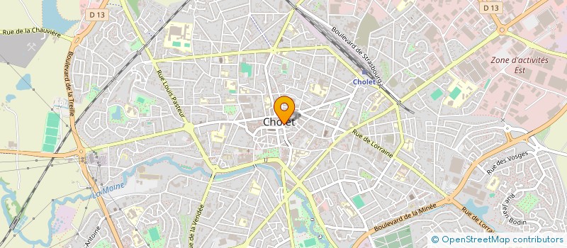 localisation de l'entreprise MONSIEUR MOHAB ROMIH à CHOLET