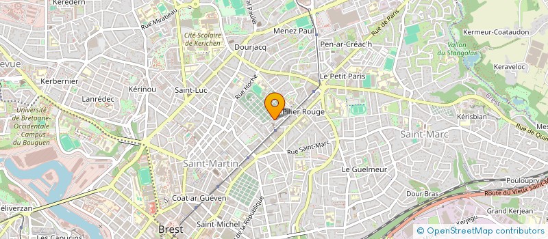 localisation de l'entreprise MONSIEUR MOHAIB NASARI  BREST