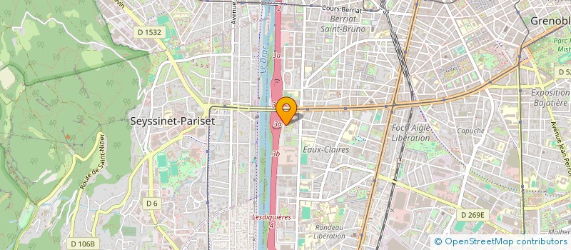 localisation de l'entreprise MONSIEUR MOHAMAD ABBASS à GRENOBLE