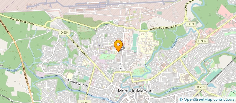 localisation de l'entreprise MONSIEUR MOHAMAD ACRA  MONT-DE-MARSAN