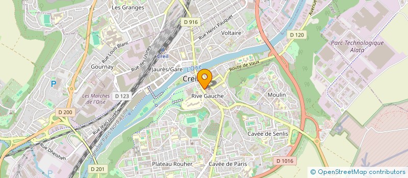 localisation de l'entreprise MONSIEUR MOHAMAD ADEL  CREIL