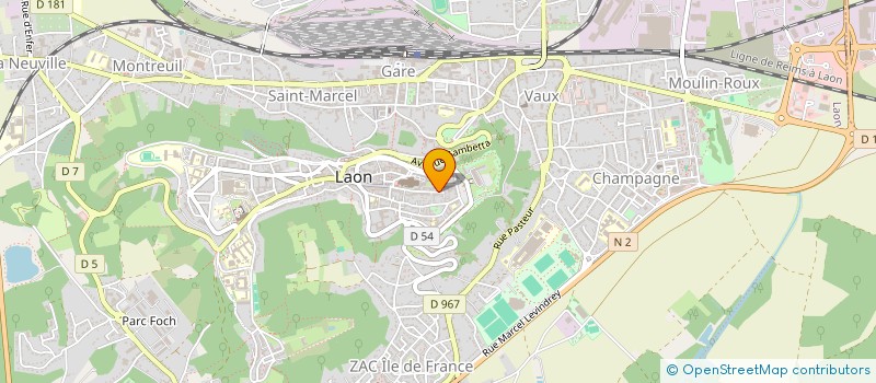 localisation de l'entreprise MONSIEUR MOHAMAD AHMADZAI à LAON