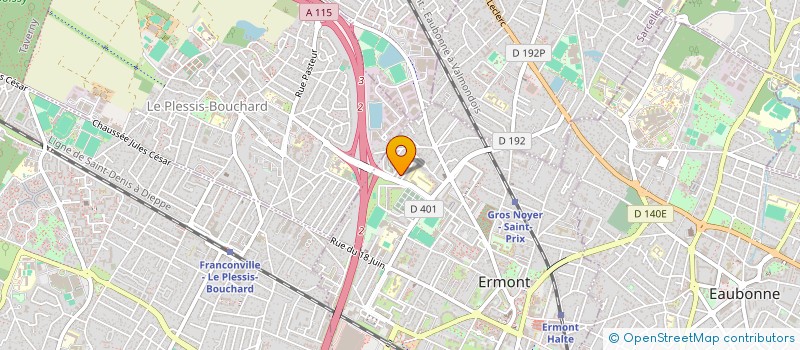 localisation de l'entreprise MONSIEUR MOHAMAD AL DAKKAK à ERMONT