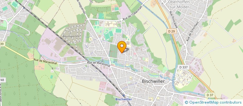 localisation de l'entreprise MONSIEUR MOHAMAD AL DEIRI  BISCHWILLER