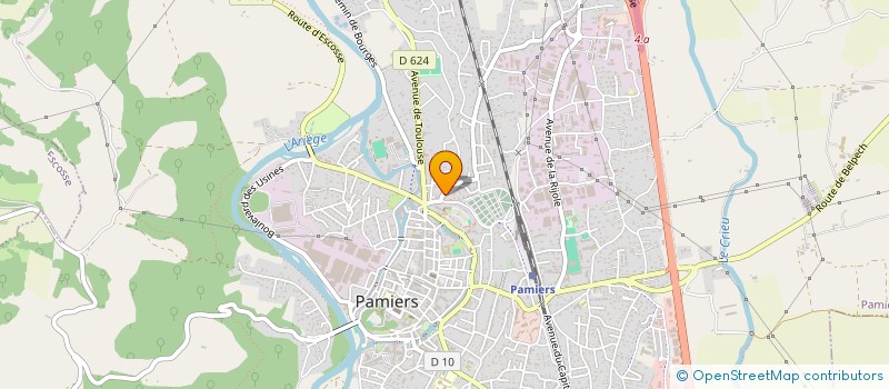 localisation de l'entreprise MONSIEUR MOHAMAD AL KASSAB à PAMIERS