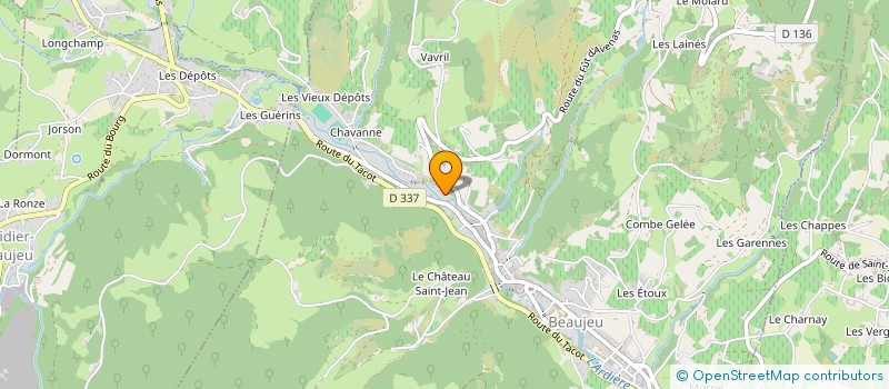 localisation de l'entreprise MONSIEUR MOHAMAD AL ZOGHBI  BEAUJEU