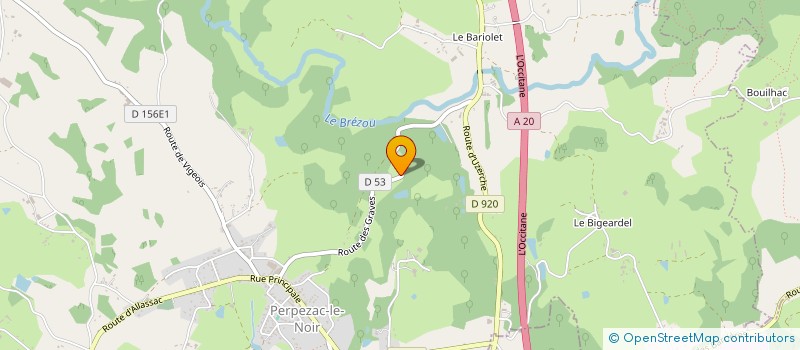 localisation de l'entreprise MONSIEUR MOHAMAD-ALI BUSTAN ALI  PERPEZAC-LE-NOIR