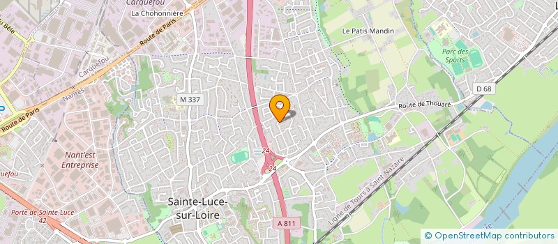 localisation de l'entreprise MONSIEUR MOHAMAD ALKHATIB à SAINTE-LUCE-SUR-LOIRE
