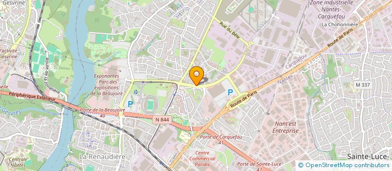 localisation de l'entreprise MONSIEUR MOHAMAD ALMOUJADAMI à NANTES
