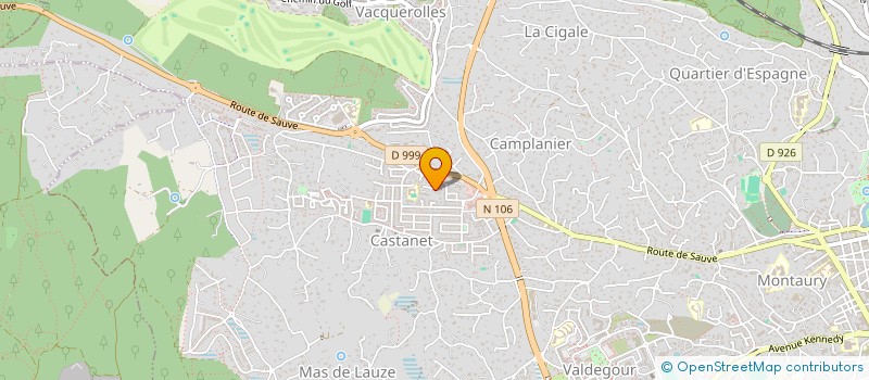 localisation de l'entreprise MONSIEUR MOHAMAD AZZAM  NIMES