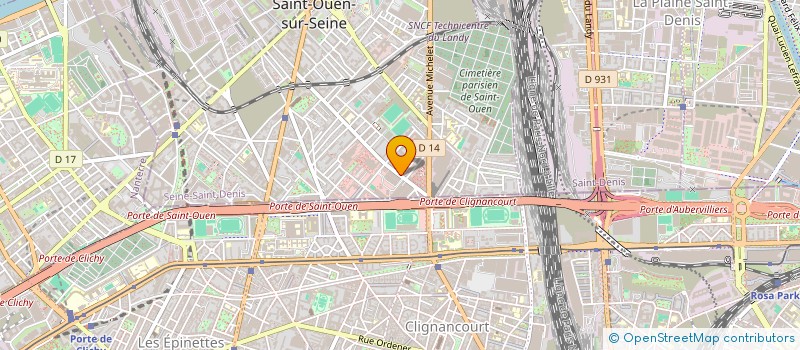 localisation de l'entreprise MONSIEUR MOHAMAD BANCHI  SAINT-OUEN-SUR-SEINE