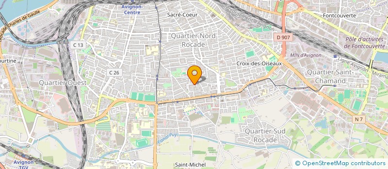 localisation de l'entreprise MONSIEUR MOHAMAD EDDARKAOUI  AVIGNON