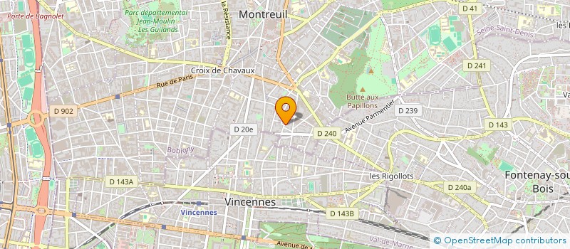 localisation de l'entreprise MONSIEUR MOHAMAD ELTEJAYE à MONTREUIL