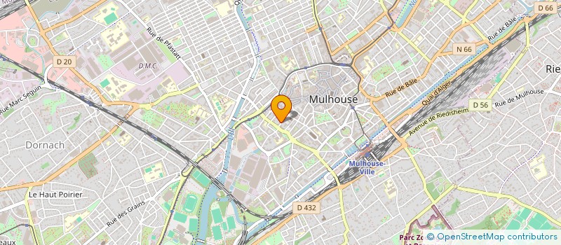 localisation de l'entreprise MONSIEUR MOHAMAD FAJA DIALLO  MULHOUSE